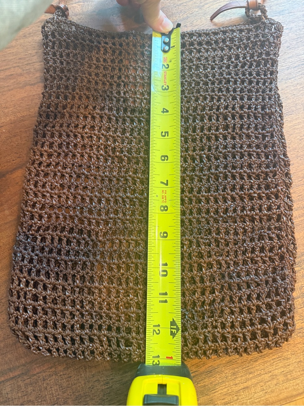 Dragon Diffusion Brown Woven Leather-Trim Crossbody Bag - Picture 7 of 12